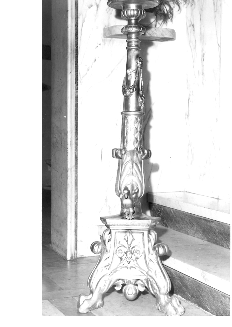 candeliere, coppia di Morelli Sante (sec. XIX)
