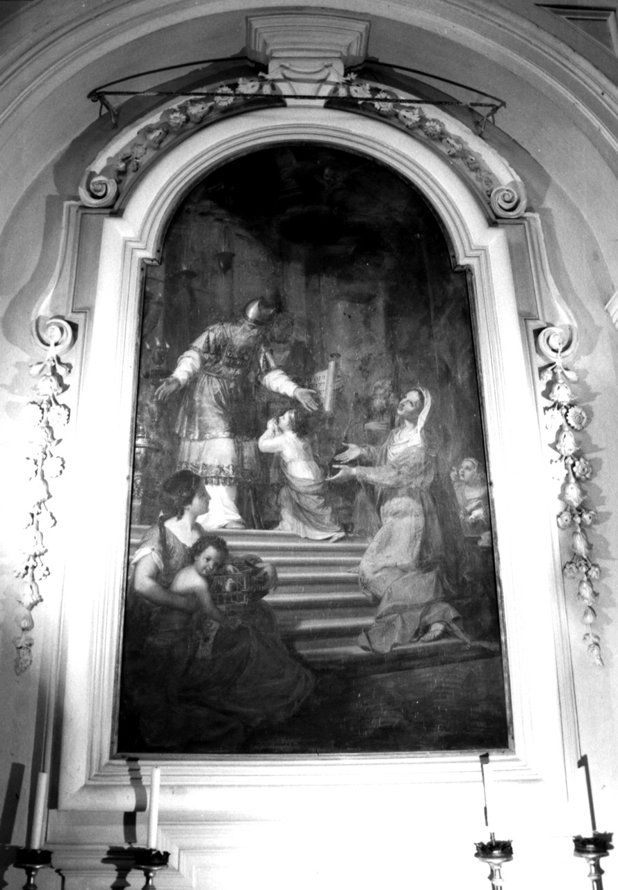 presentazione di Maria Vergine al tempio (dipinto) di Tedeschi Pietro (sec. XVIII)