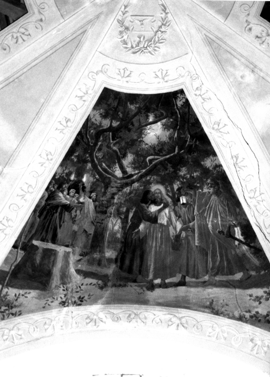 bacio di Giuda (dipinto, elemento d'insieme) di Pavisa Ciro (sec. XX)