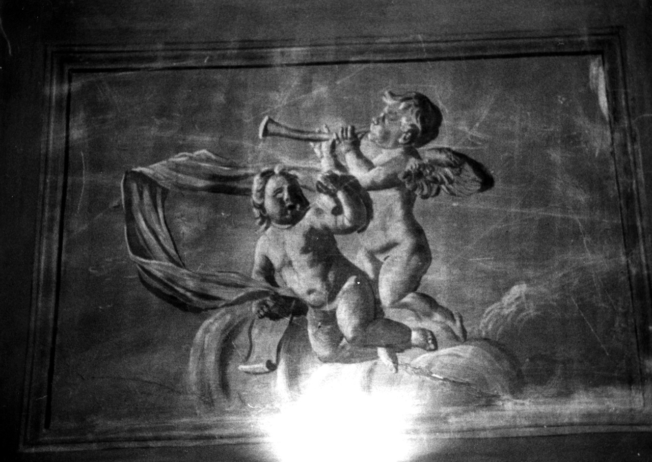 angeli musicanti (dipinto, elemento d'insieme) di Pavisa Ciro (sec. XX)