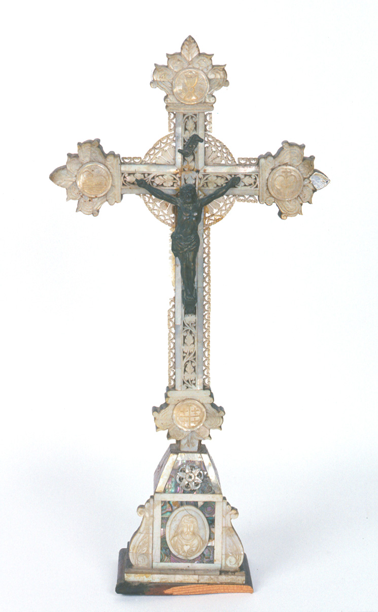 croce da tavolo - bottega marchigiana (sec. XX)