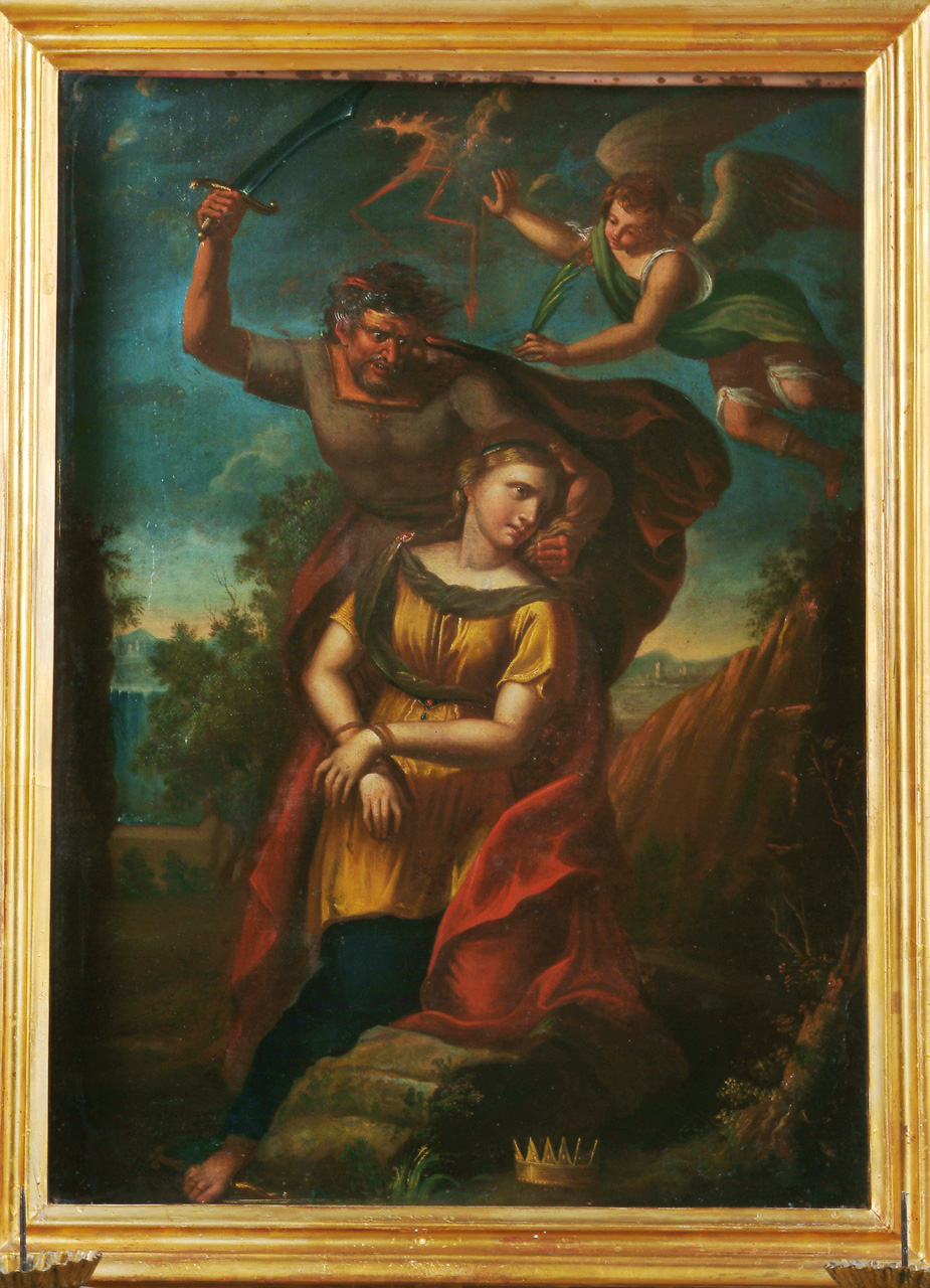 martirio di Sant'Eurosia (dipinto) - ambito marchigiano (ultimo quarto sec. XVIII)