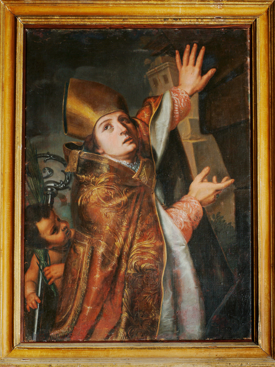 Sant'Emidio Vescovo, Sant'Emidio (dipinto) - ambito marchigiano (metà sec. XVII)