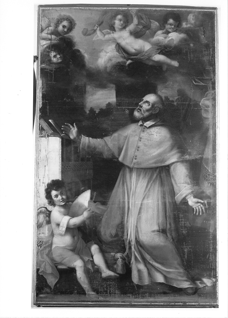 San Pier Damiano (dipinto) di Guerrieri Giovanni Francesco (attribuito) (prima metà sec. XVII)