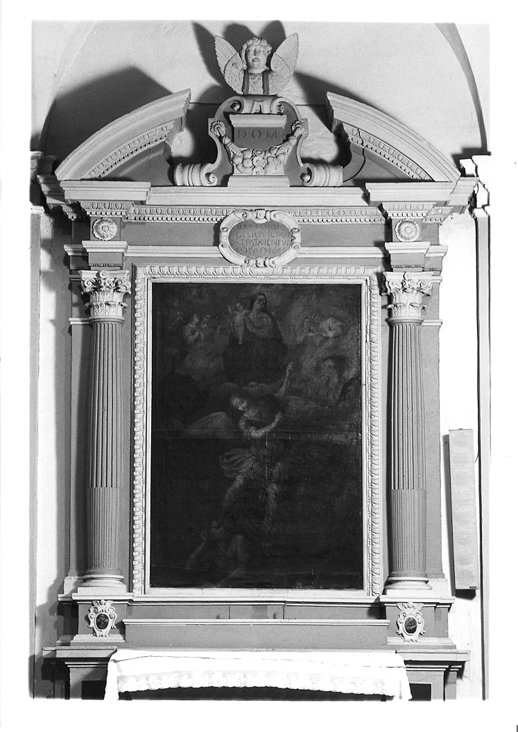 mostra d'altare - bottega marchigiana (metà sec. XVII)