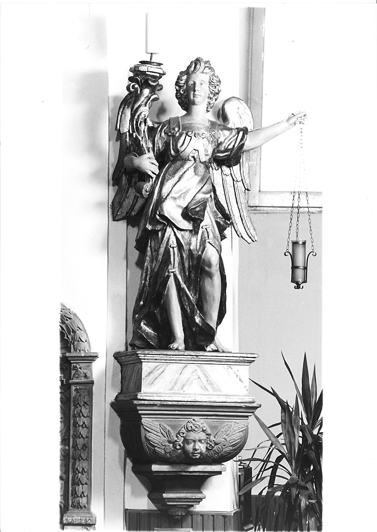 candelabro - a statua, coppia - bottega marchigiana (sec. XVII)