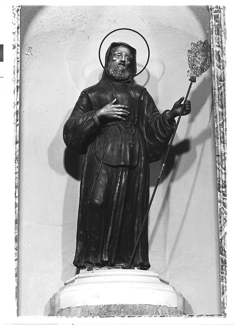 San Francesco di Paola (statua) - bottega marchigiana (metà sec. XVII)