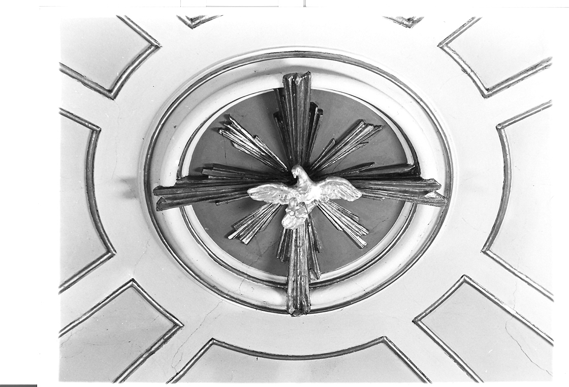colomba dello Spirito Santo (decorazione plastica) - bottega marchigiana (metà sec. XVIII)