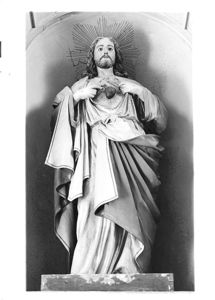 Sacro Cuore di Gesù (statua) - bottega marchigiana (fine/inizio secc. XIX/ XX)