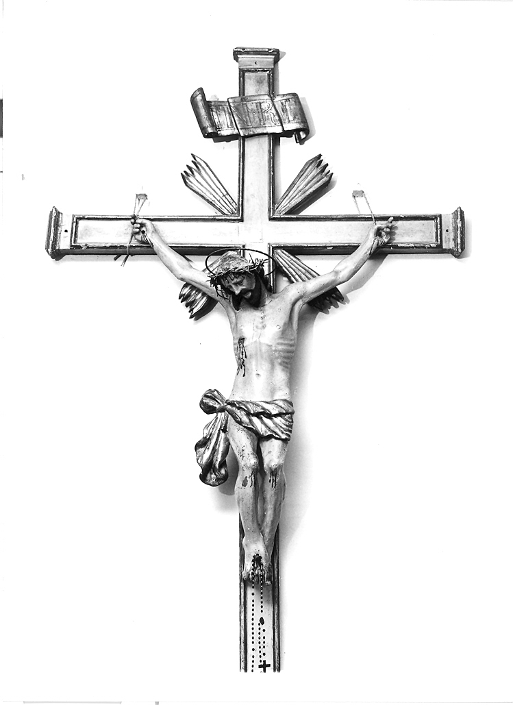 croce processionale - bottega marchigiana (metà sec. XIX)