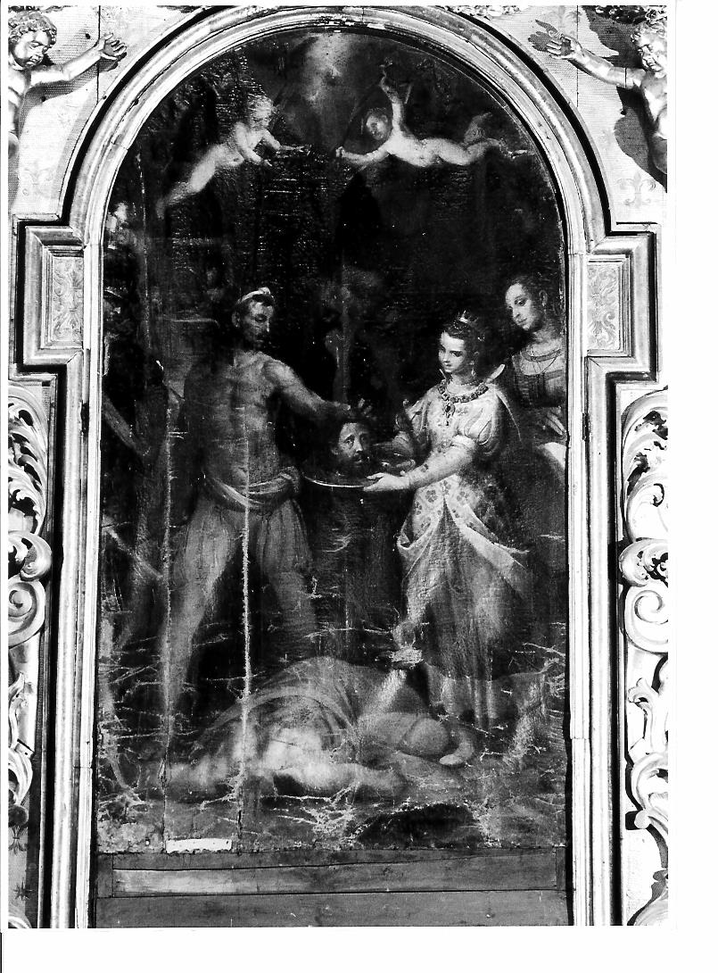 Salome con la testa di San Giovanni Battista sul piatto (dipinto) di Allegrini Francesco (prima metà sec. XVII)