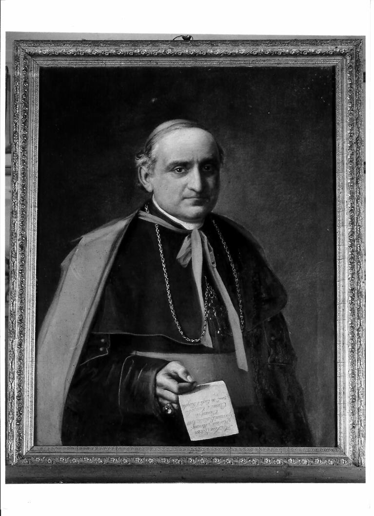 ritratto del vescovo Giovanni Battista Scotti di Bolsena (dipinto) - ambito marchigiano (sec. XIX)