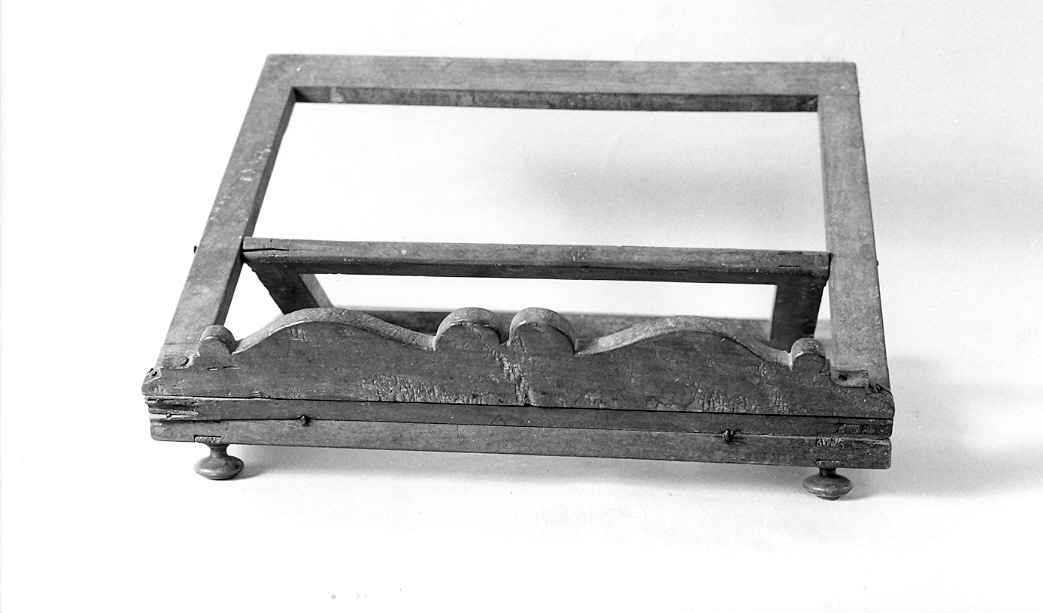 leggio da tavolo - pieghevole - bottega marchigiana (sec. XIX)
