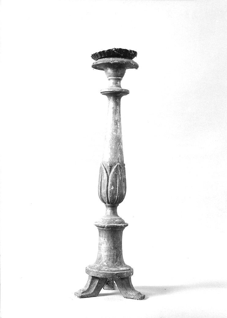 candeliere, coppia - bottega marchigiana (sec. XIX)