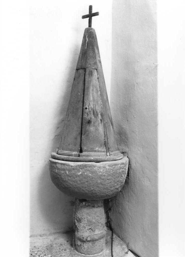 fonte battesimale - bottega marchigiana (sec. XVI)