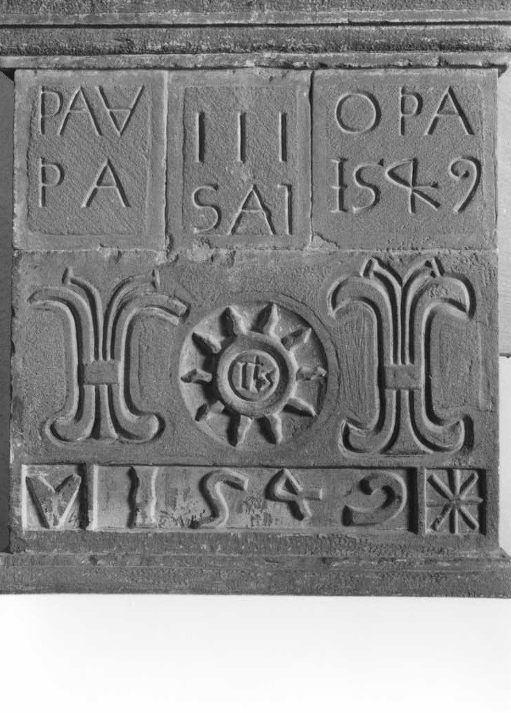 lapide - bottega marchigiana (sec. XVI)
