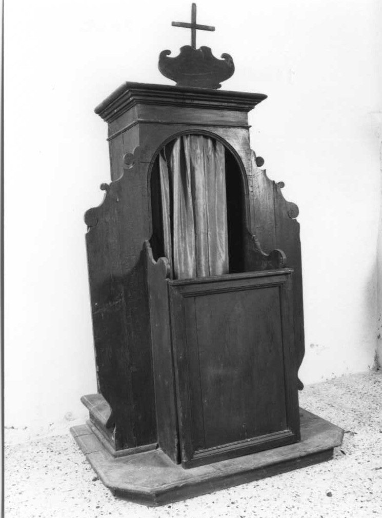 confessionale - bottega marchigiana (sec. XIX)