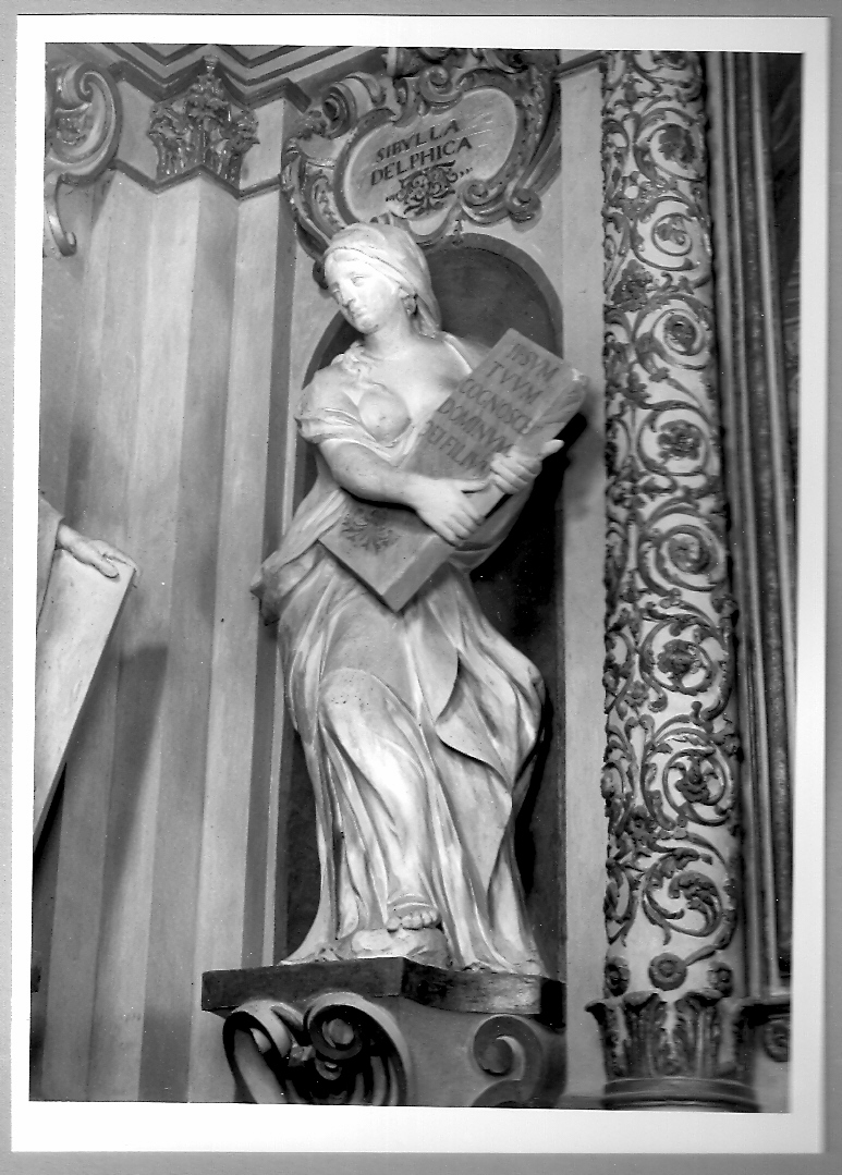 Sibilla Delfica (scultura) di Amantini Tommaso (sec. XVII)