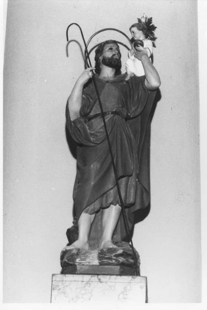 San Cristoforo (statua) - bottega marchigiana (sec. XX)