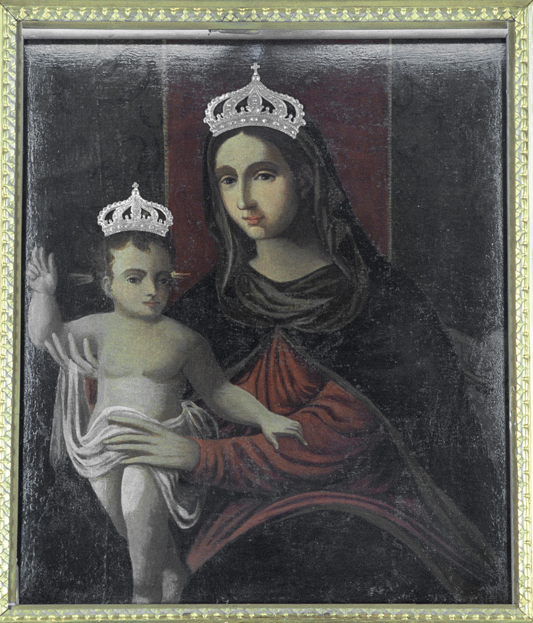 Madonna delle Grazie, Madonna con Bambino (dipinto) - ambito pesarese (prima metà sec. XIX)