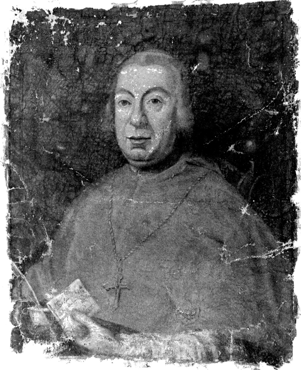 ritratto del vescovo Gennaro Antonio De Simone (dipinto) - ambito romano (ultimo quarto sec. XVIII)