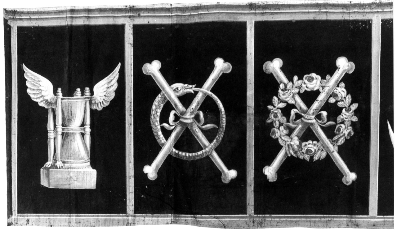 coltre funebre - manifattura pesarese (sec. XIX)