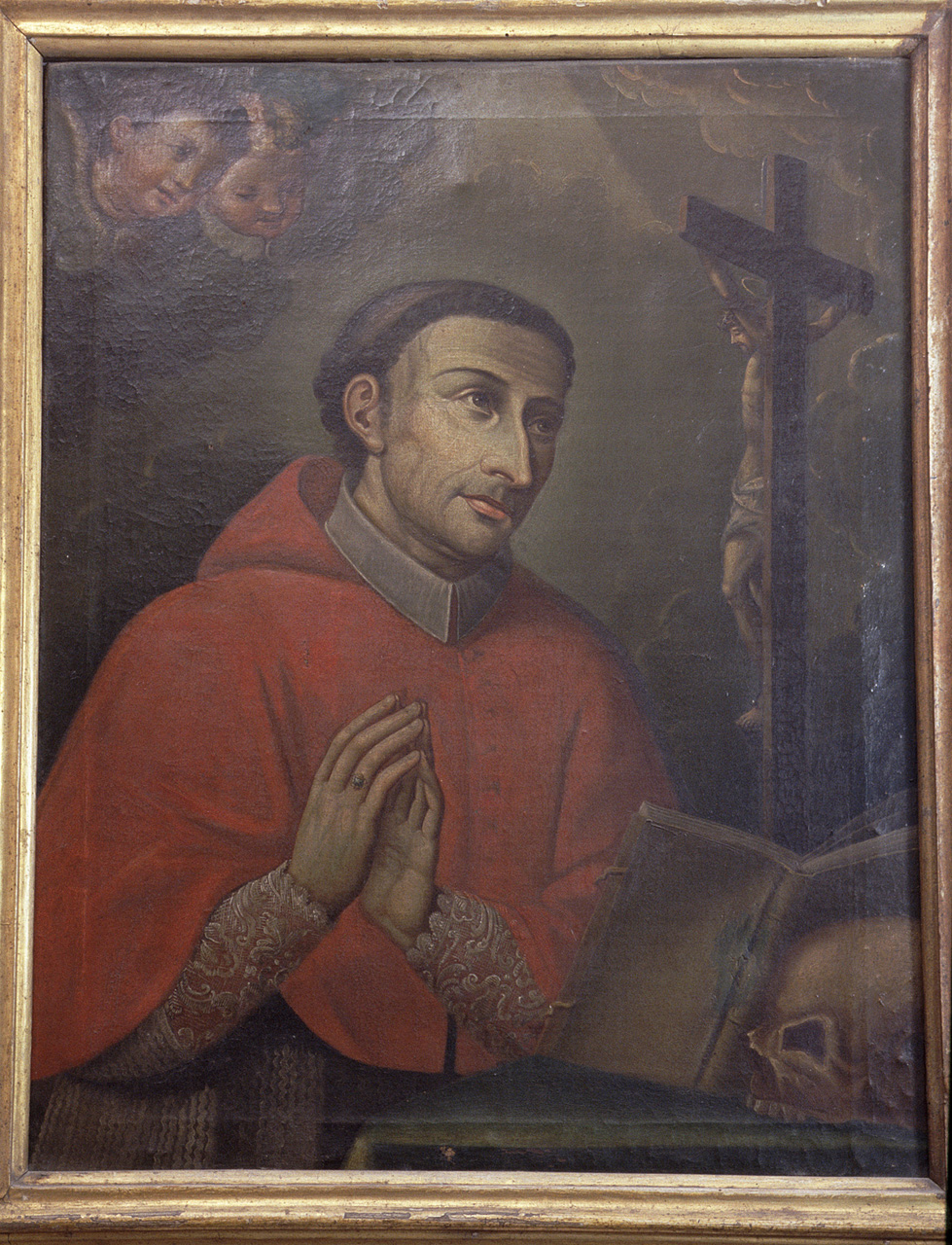 San Carlo Borromeo (dipinto) - ambito pesarese (fine sec. XVIII)