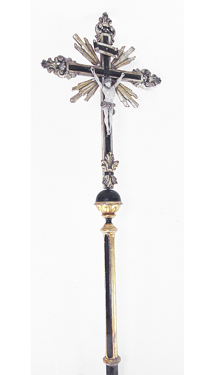 croce processionale - ambito italiano (secc. XVIII/ XIX)