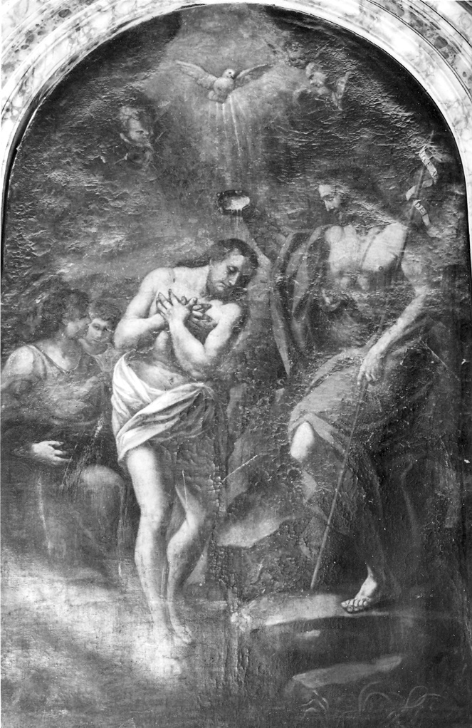 battesimo di Cristo (dipinto) di Ricci Alessandro (seconda metà sec. XVIII)