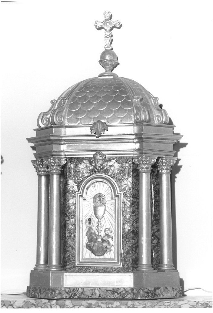 tabernacolo - bottega marchigiana (sec. XIX)