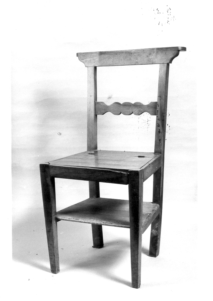 sedia - bottega marchigiana (seconda metà sec. XIX)
