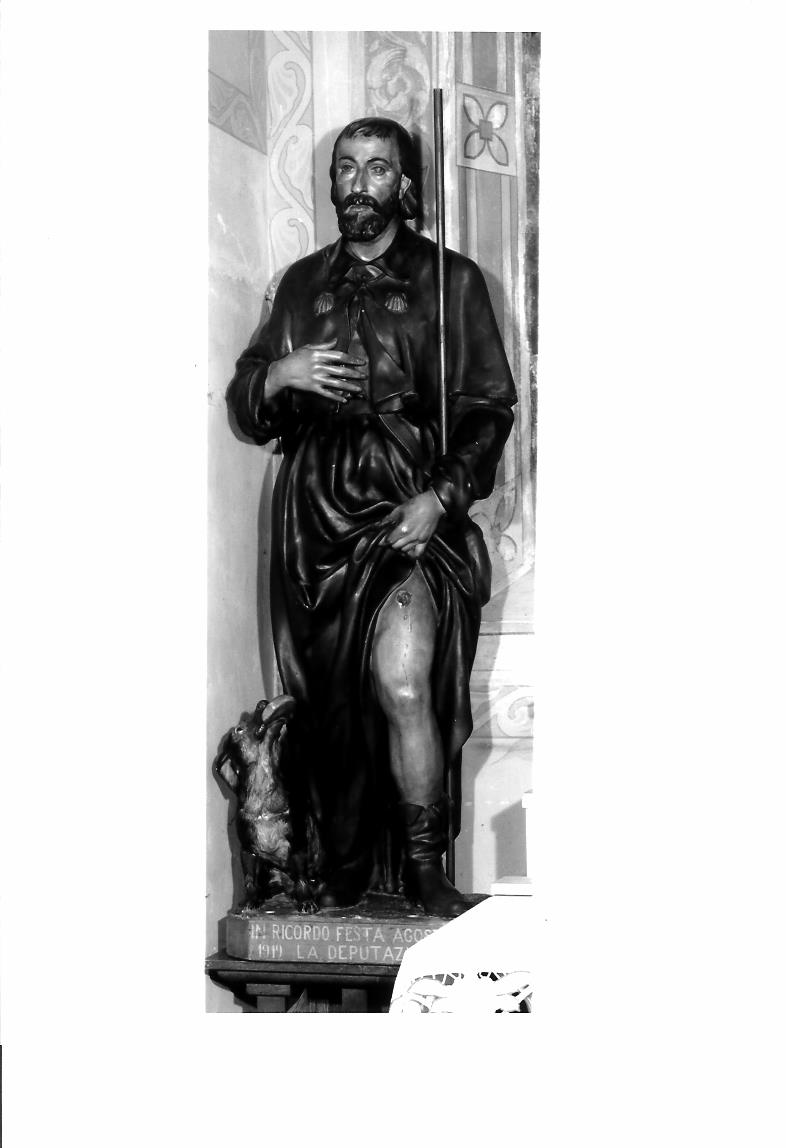 San Rocco (statua) - bottega marchigiana (sec. XX)