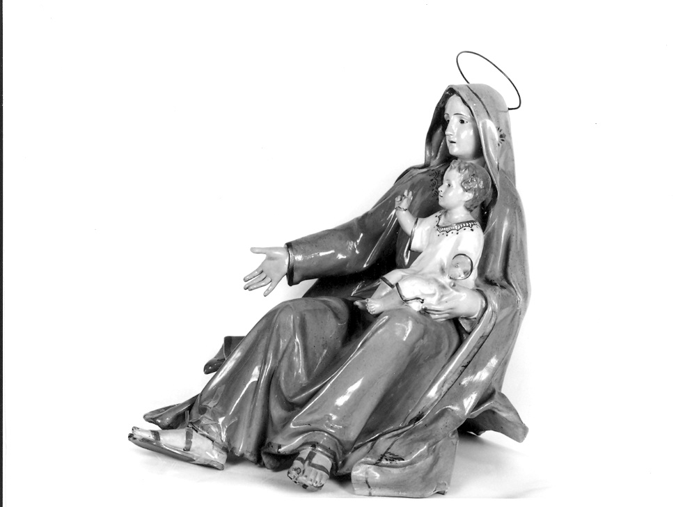 Madonna con Bambino (statua) - bottega marchigiana (sec. XIX)