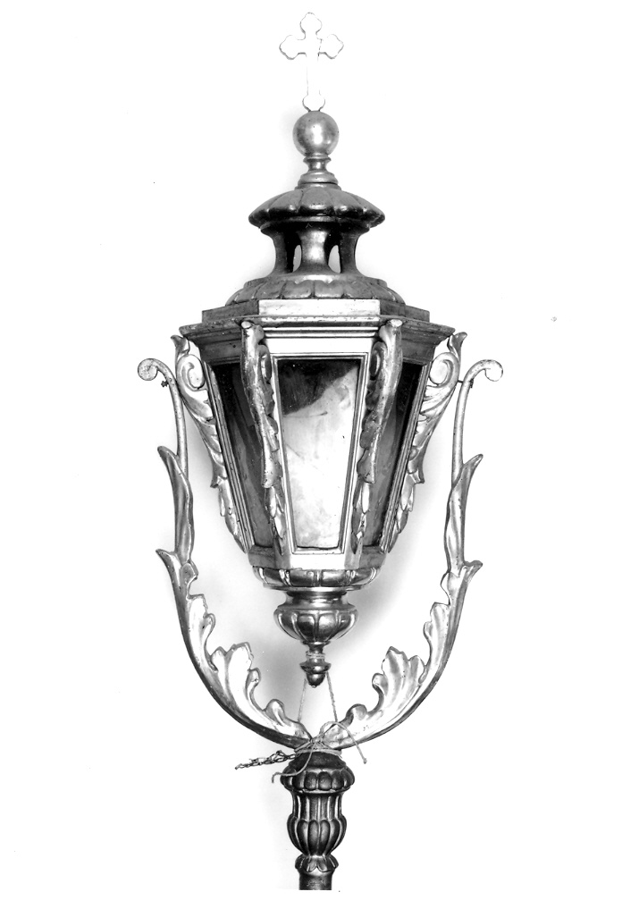 lanterna processionale, serie - bottega marchigiana (sec. XVIII)