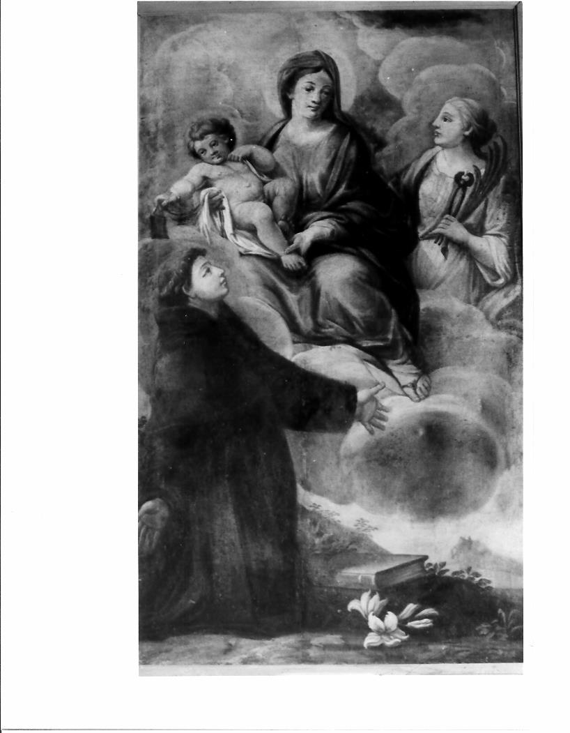 Madonna con Bambino, Sant'Antonio da Padova e Santa Apollonia (dipinto) - ambito marchigiano (seconda metà sec. XVIII)