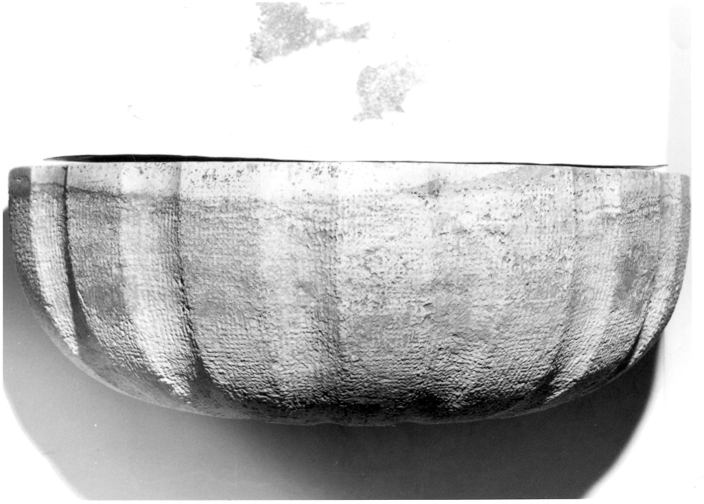 acquasantiera, serie - bottega marchigiana (ultimo quarto sec. XVIII)