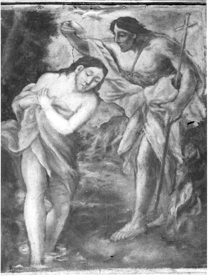 battesimo di Cristo (dipinto) - ambito marchigiano (sec. XIX)