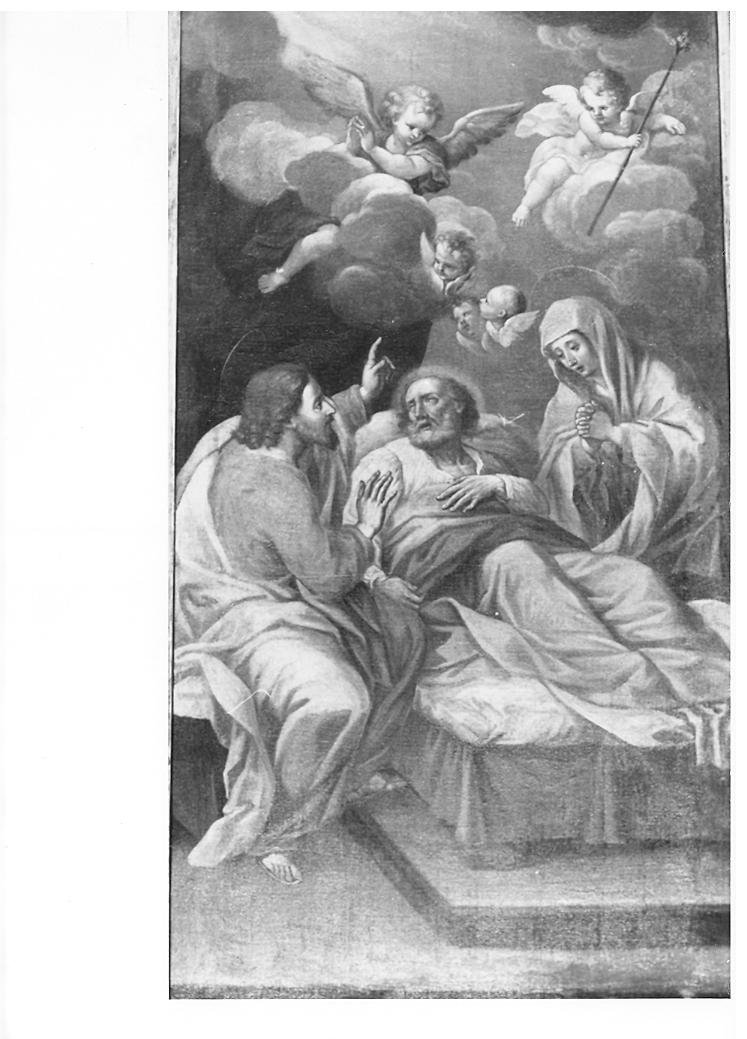 morte di San Giuseppe (dipinto) di Ricci Filippo (sec. XVIII)