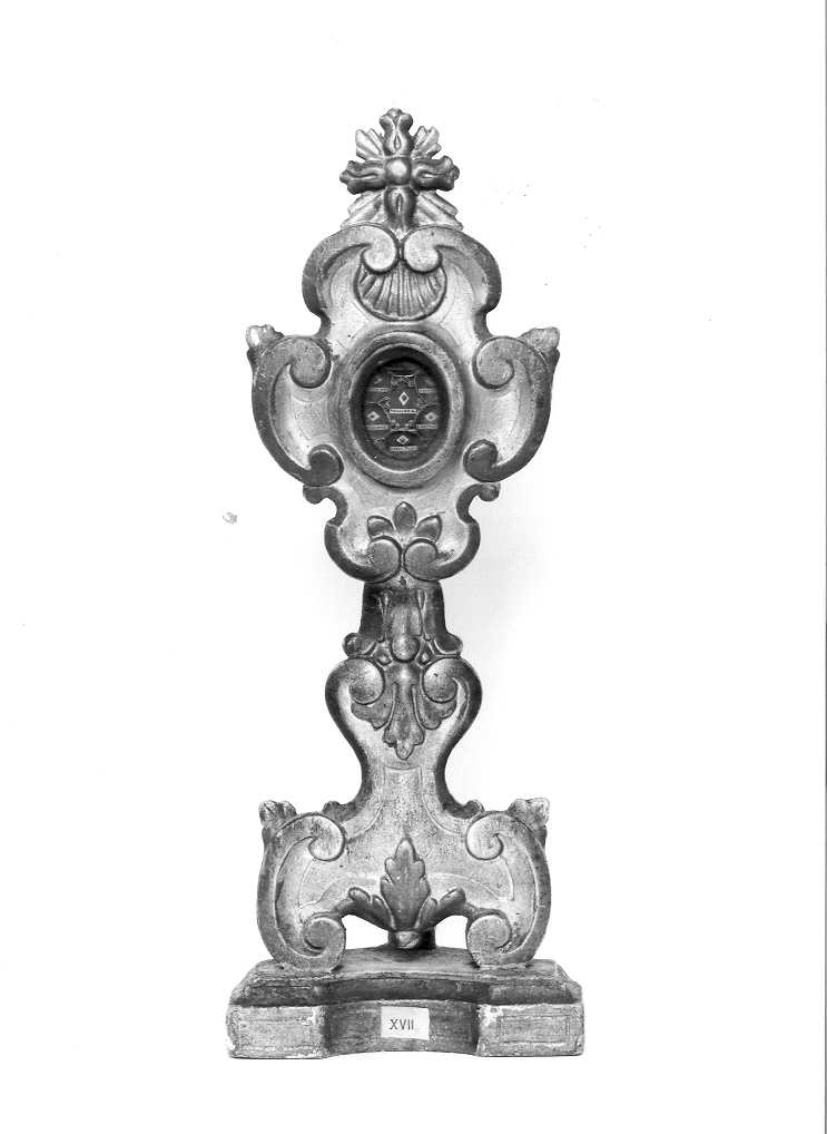 reliquiario - a ostensorio, serie - bottega marchigiana (prima metà sec. XIX)