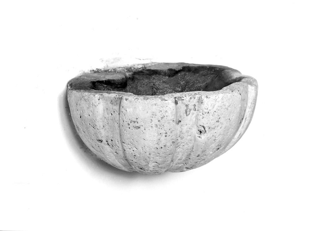 acquasantiera - bottega marchigiana (sec. XIX)