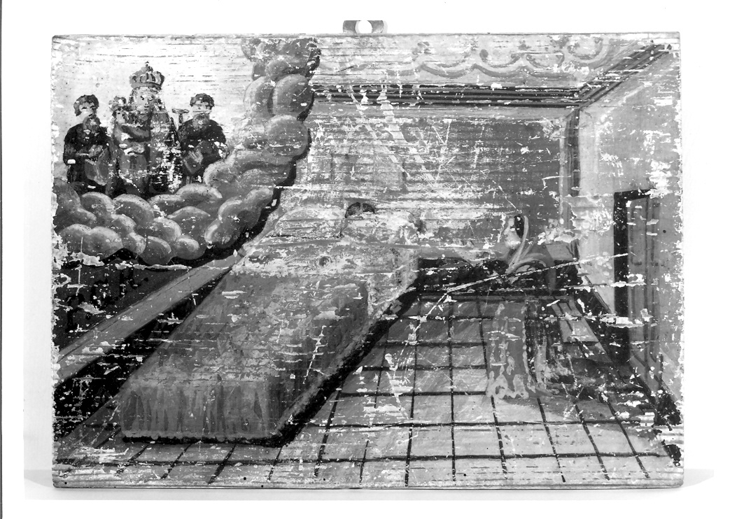 guarigione di un ammalato (ex voto) - ambito marchigiano (sec. XIX)