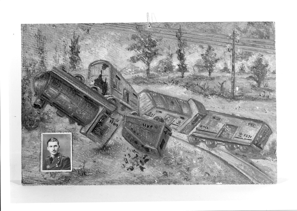 incidente ferroviario (ex voto) - ambito marchigiano (sec. XX)