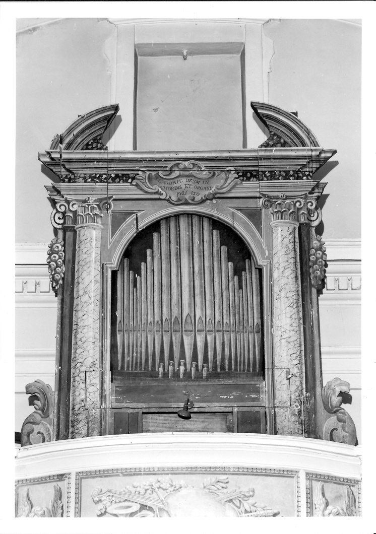 cassa d'organo - bottega marchigiana (metà sec. XIX)