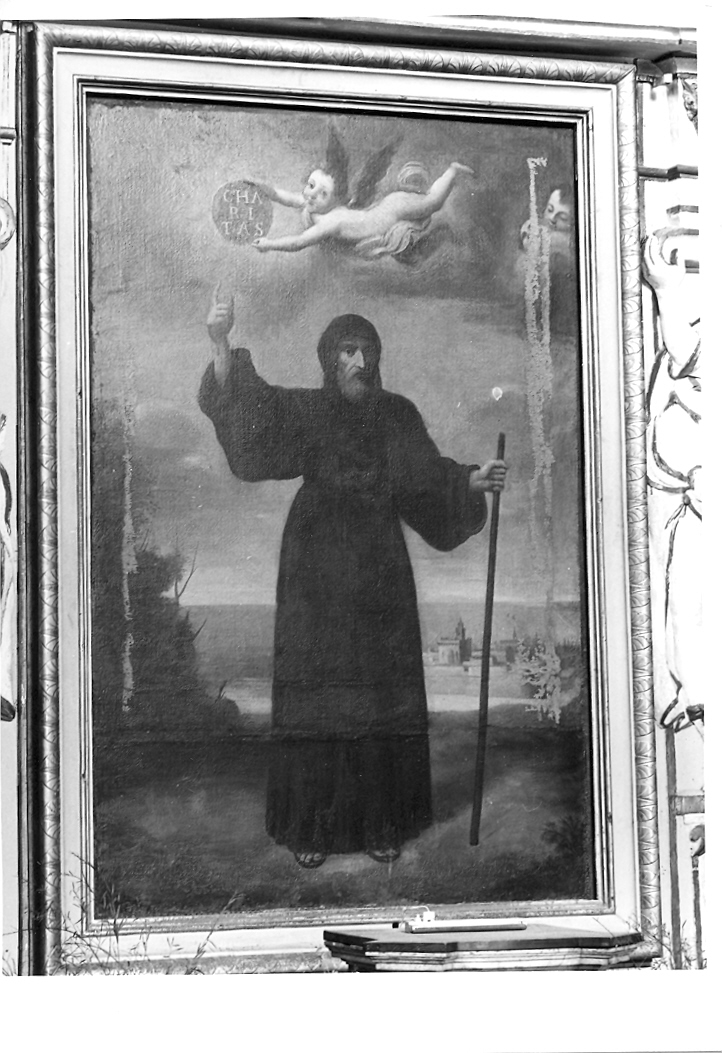 San Francesco di Paola (dipinto) di Dolci Michelangelo (seconda metà sec. XVIII)