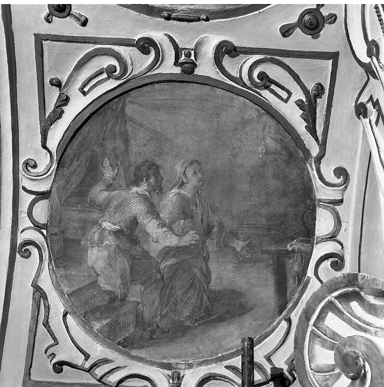 orazione a Dio dei genitori di San Francesco di Paola (dipinto, elemento d'insieme) di Viviani Antonio detto Sordo (sec. XVII)