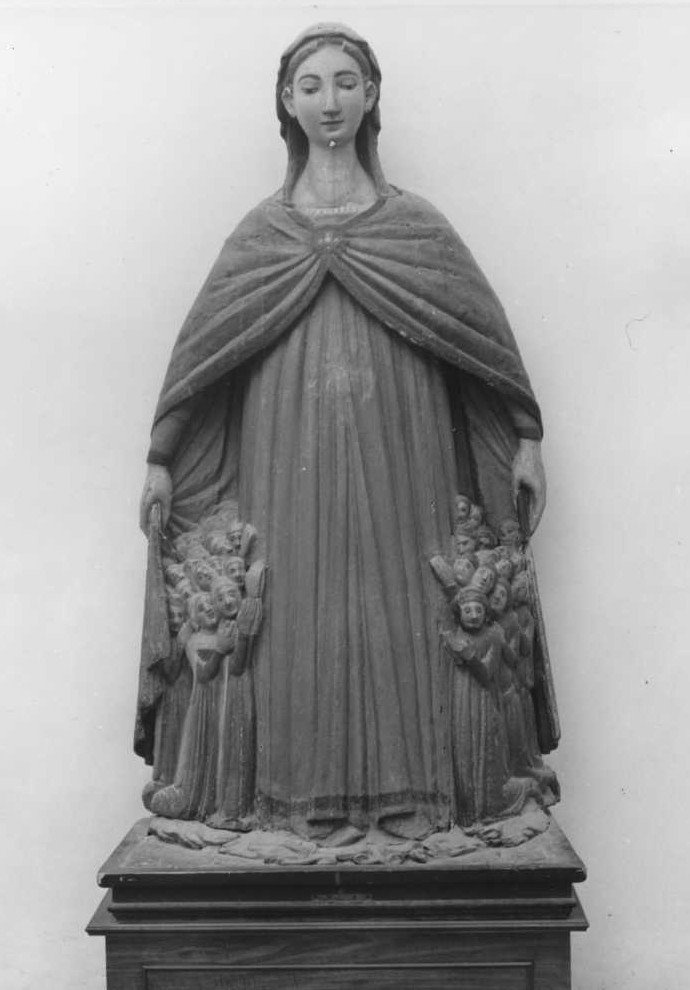 Madonna della Misericordia (scultura) - bottega marchigiana (sec. XV)