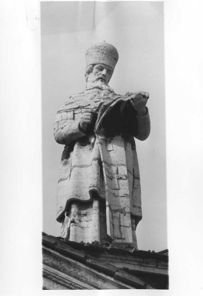 San Giovanni Crisostomo (scultura, elemento d'insieme) di Monti Giambattista (sec. XVIII)