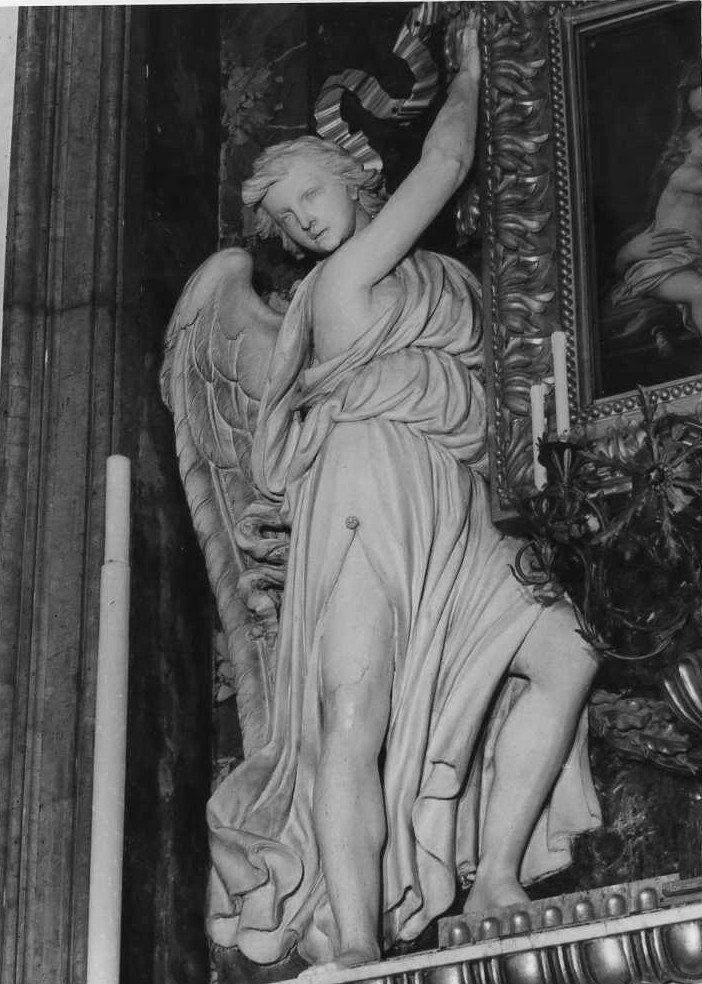 angelo (statua, elemento d'insieme) di Rondelli Francesco Antonio (fine/inizio secc. XVIII/ XIX)