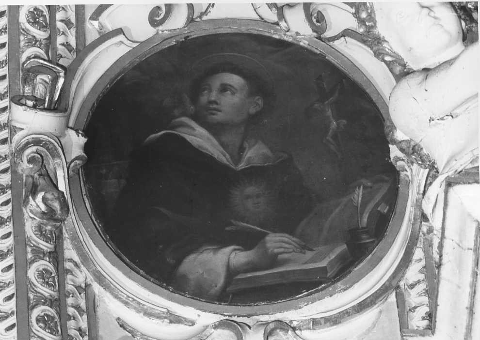 San Tommaso d'Aquino (dipinto, elemento d'insieme) di Chiari Giuseppe (sec. XVI)