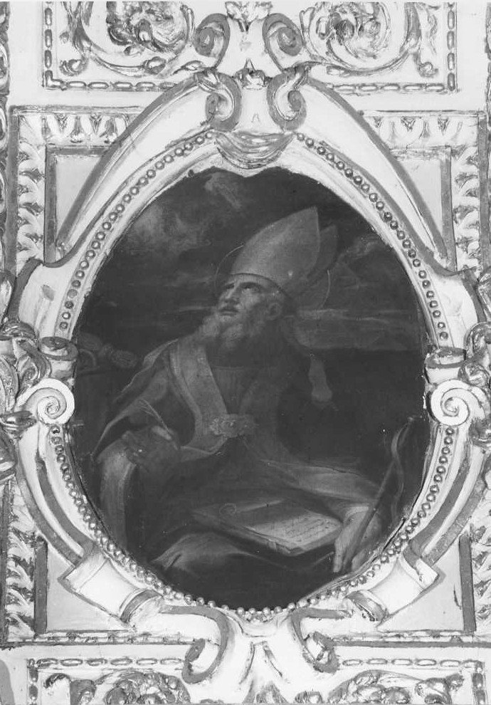 Sant'Ambrogio (dipinto, elemento d'insieme) di Viviani Antonio detto Sordo (sec. XVI)